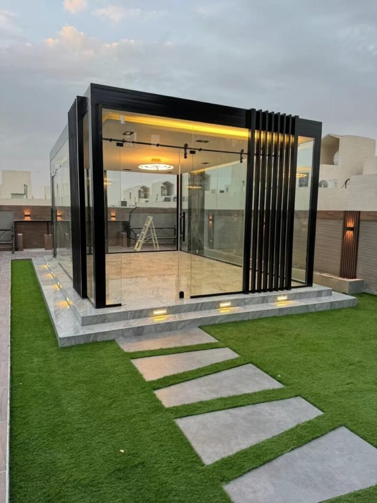 الغرف الزجاجية بالرياض