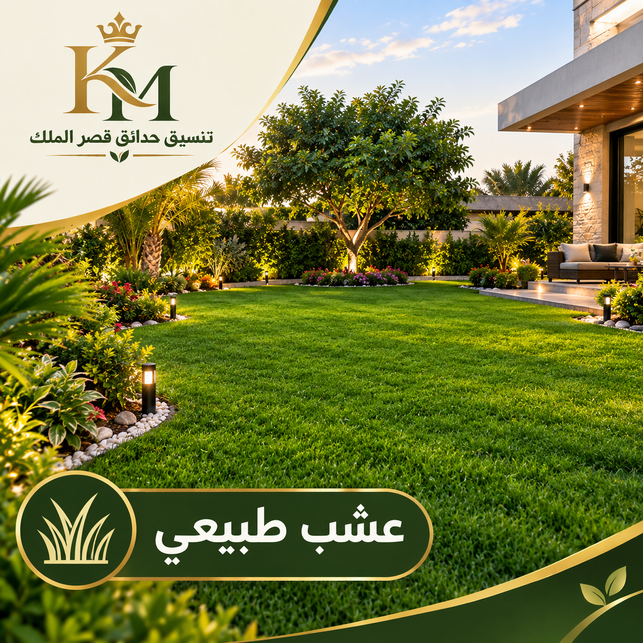 العشب الطبيعي